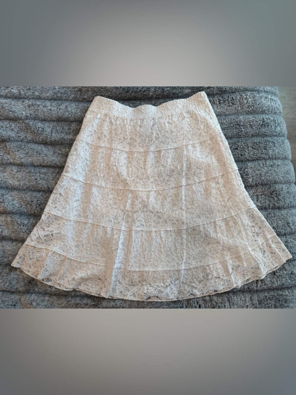 Habitat Cream Lace A-Line Skirt